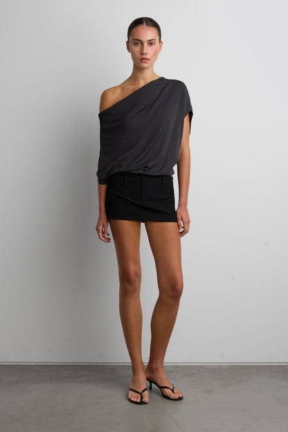 COWL NECK KNIT TOP