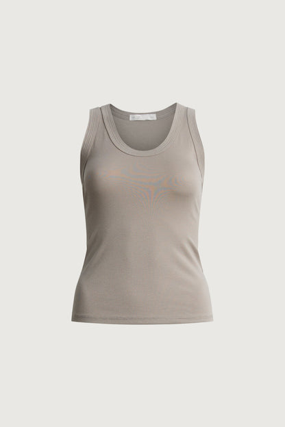 SCOOP NECK TANK TOP