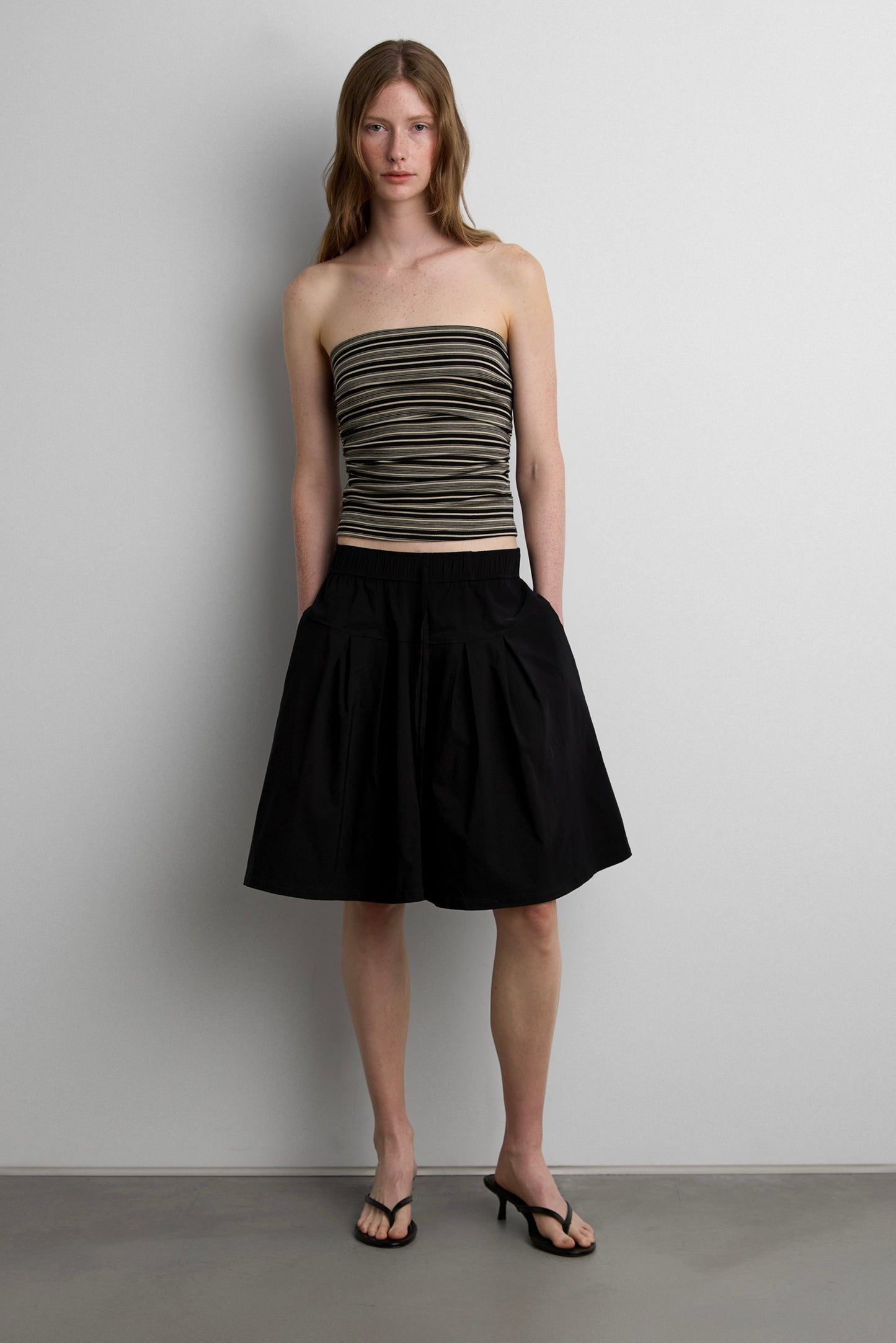 SIDE SHIRRED TUBE TOP