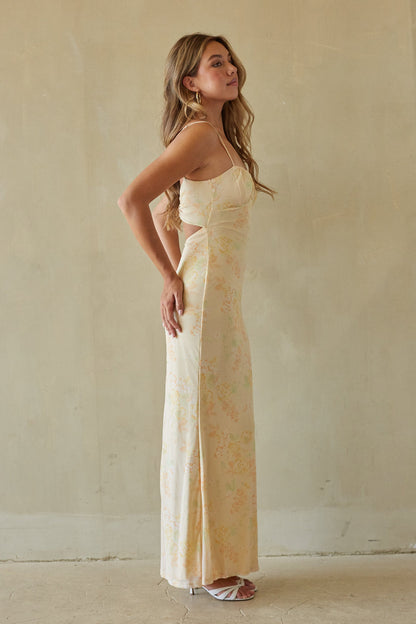 Ysabelle Twist Back Maxi Dress