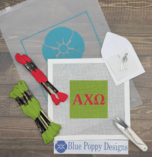 Alpha Chi Omega Needlepoint Kit Classic