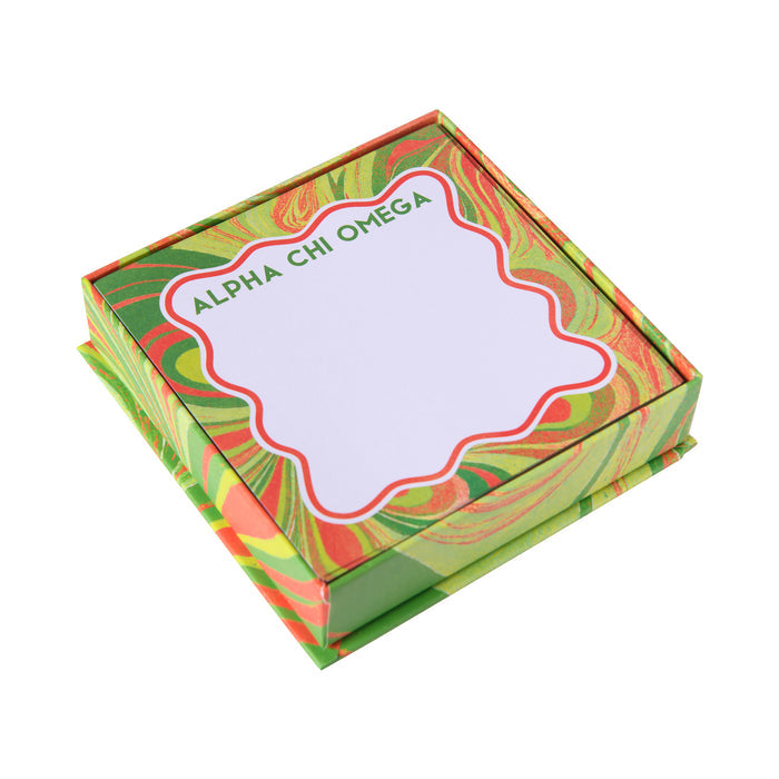 Alpha Chi Omega Notecard Set With Box