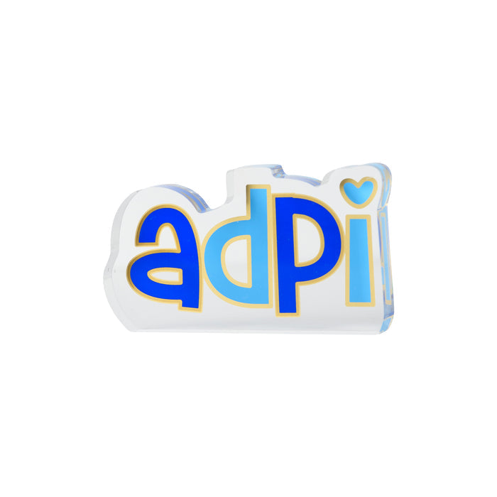Alpha Delta Pi Acrylic Shelf Sitter