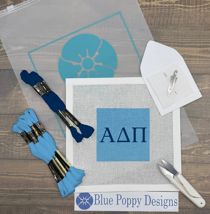 Alpha Delta Pi Needlepoint Kit Classic
