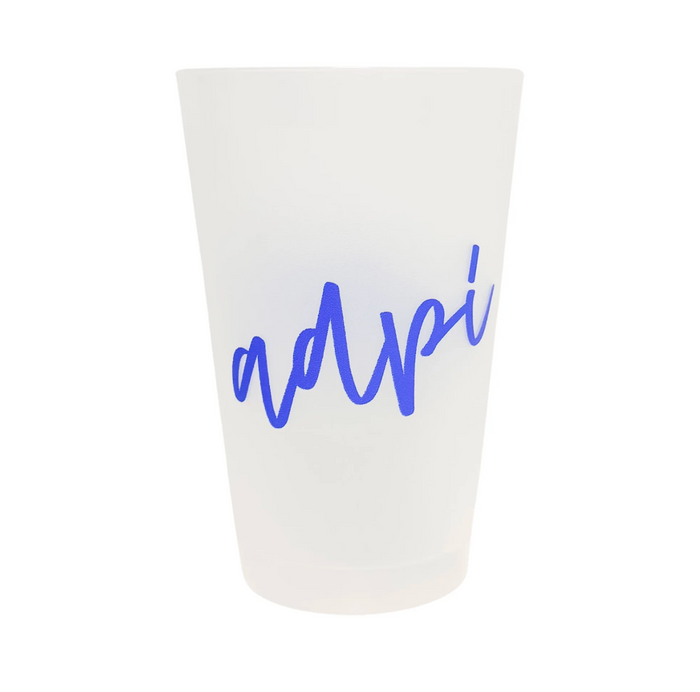 Alpha Delta Pi Script Frost Cup