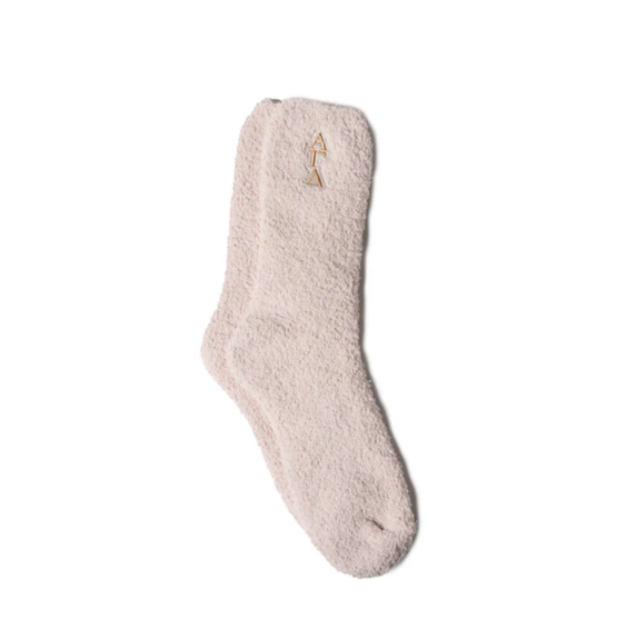 Alpha Gamma Delta Fuzzy Socks