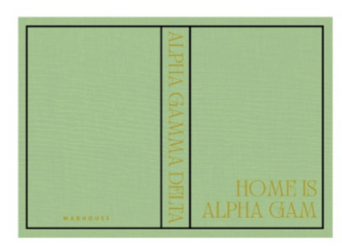 Alpha Gamma Delta Keepsake Book Box