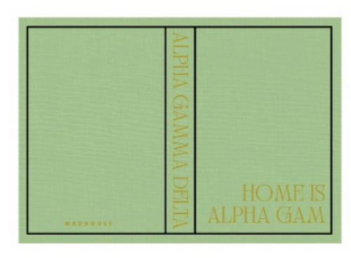 Alpha Gamma Delta Keepsake Book Box