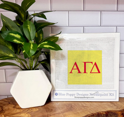 Alpha Gamma Delta Needlepoint Kit Classic