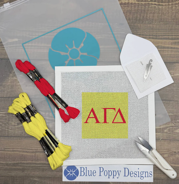 Alpha Gamma Delta Needlepoint Kit Classic