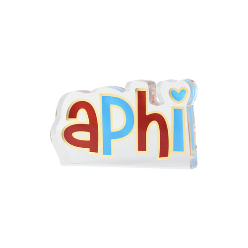 Alpha Phi Acrylic Shelf Sitter