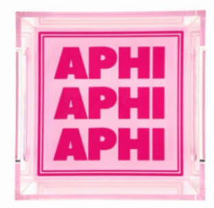 Alpha Phi Acrylic Tray