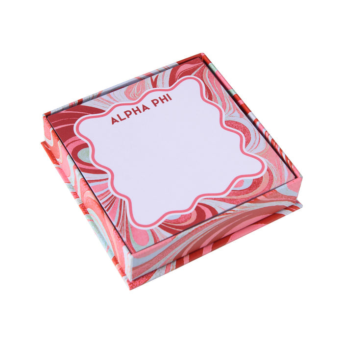 Alpha Phi Notecard Set With Box