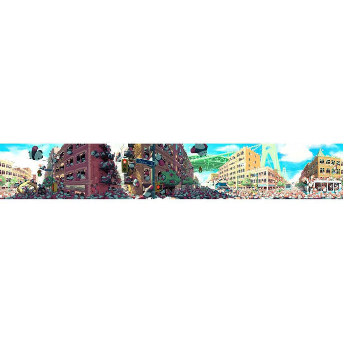 Art Prints - 11x17 - Pandarama (4 panels) by Punching Pandas