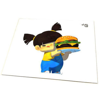 PU133 $20 - Baby Burger Girl 8x10