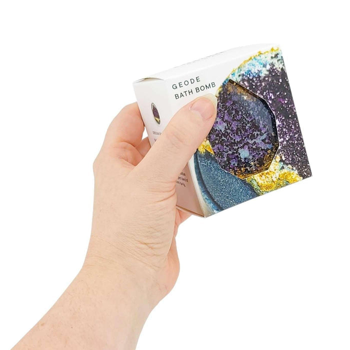 Bath Bomb - Obsidian Geode by Latika Beauty
