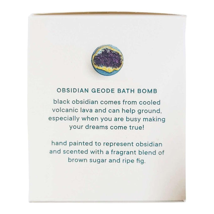 Bath Bomb - Obsidian Geode by Latika Beauty