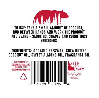 Beard Balm - Pratt Street (Citrus Sandalwood Musk) by Delight Naturals