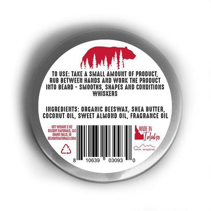 Beard Balm - Trappers Point (Bourbon Tobacco) by Delight Naturals