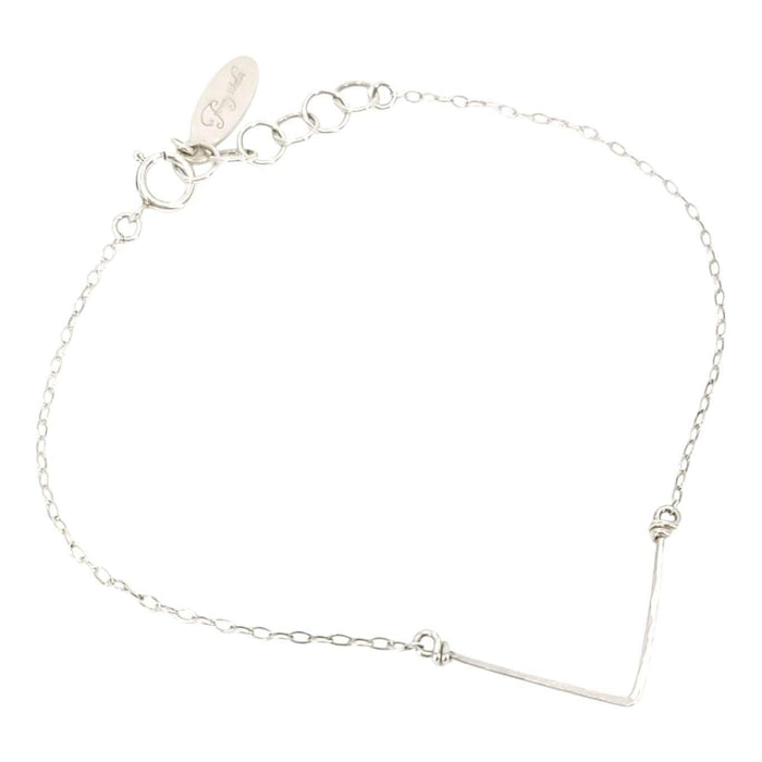 Bracelet - Chevron (Sterling Silver) by Foamy Wader