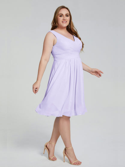 Callie V Neck Midi Mother Of The Bride Dresses With Pockets