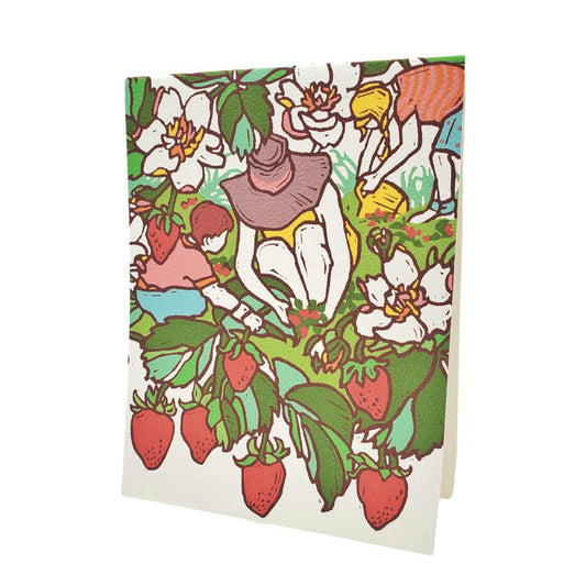Card - All Occasion - Strawberry Fields Forever by Little Green