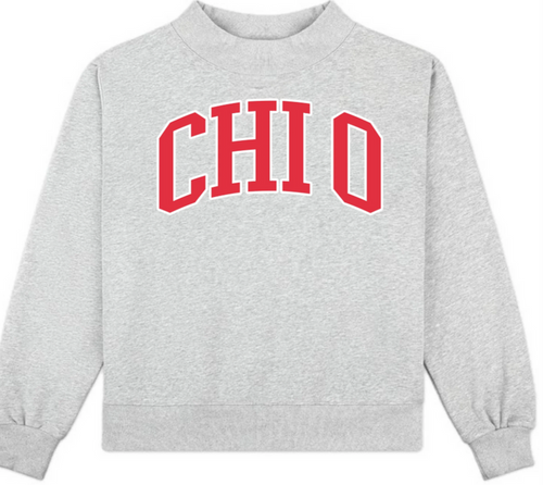 Chi Omega Mock Neck