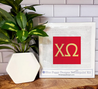 Chi Omega Needlepoint Kit Classic