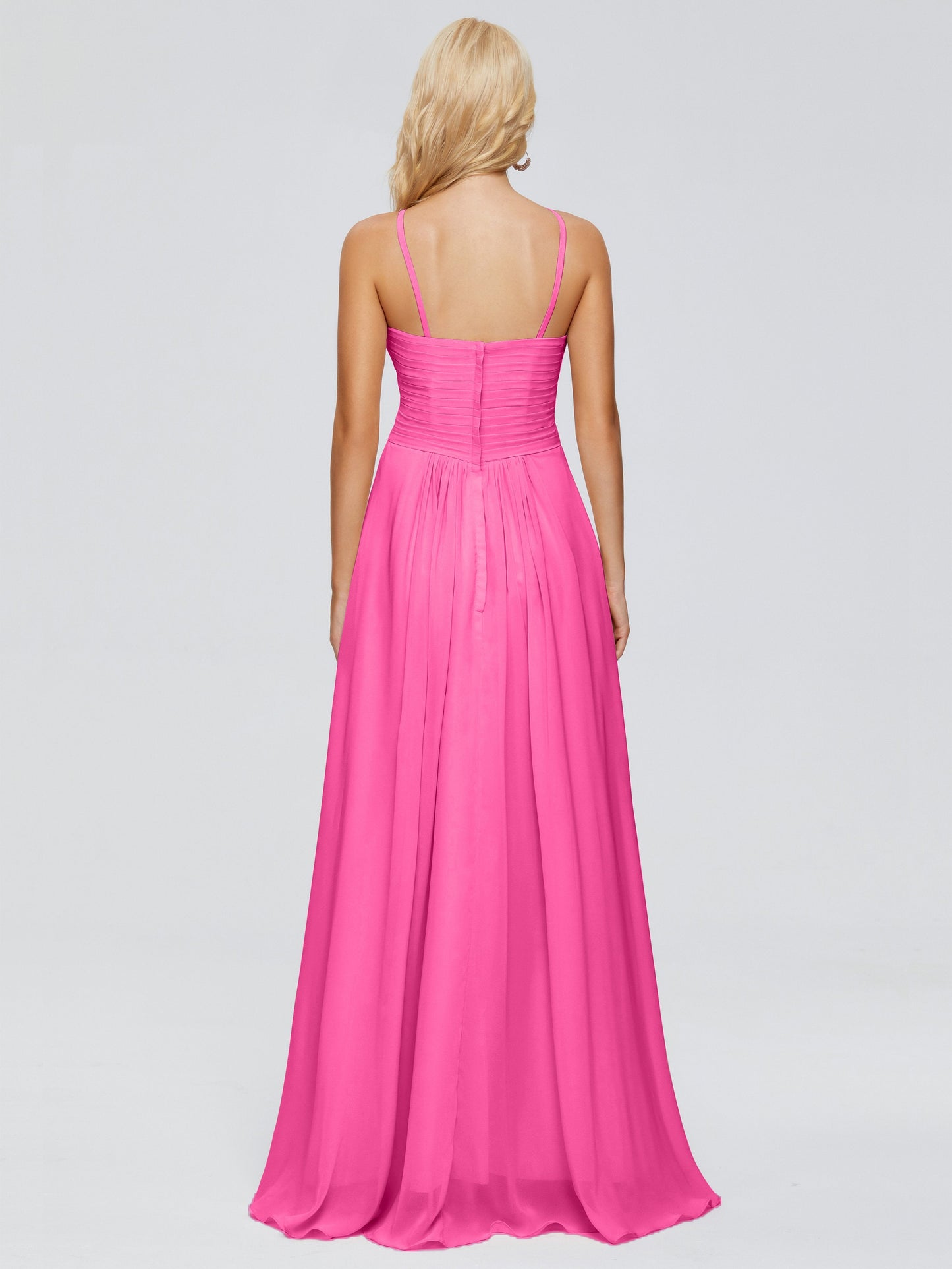 Isla Spaghetti Straps Chiffon Bridesmaid Dresses