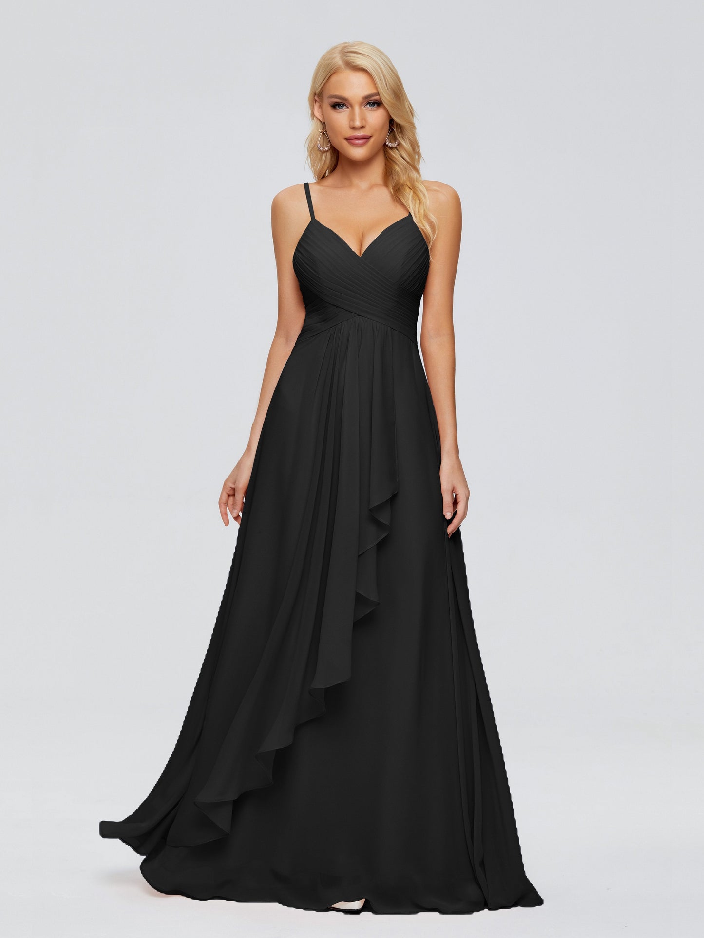 Isla Spaghetti Straps Chiffon Bridesmaid Dresses