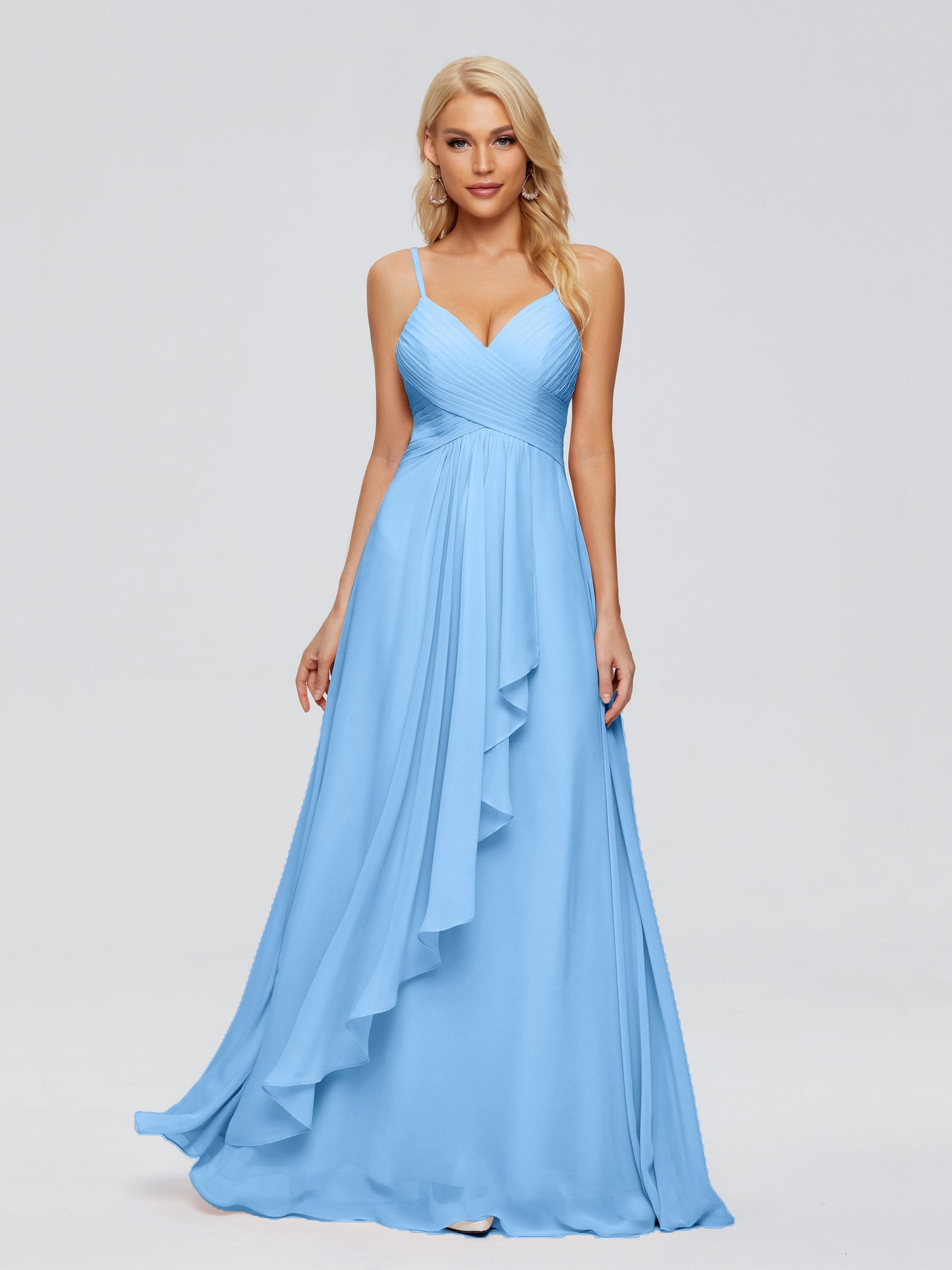 Isla Spaghetti Straps Chiffon Bridesmaid Dresses