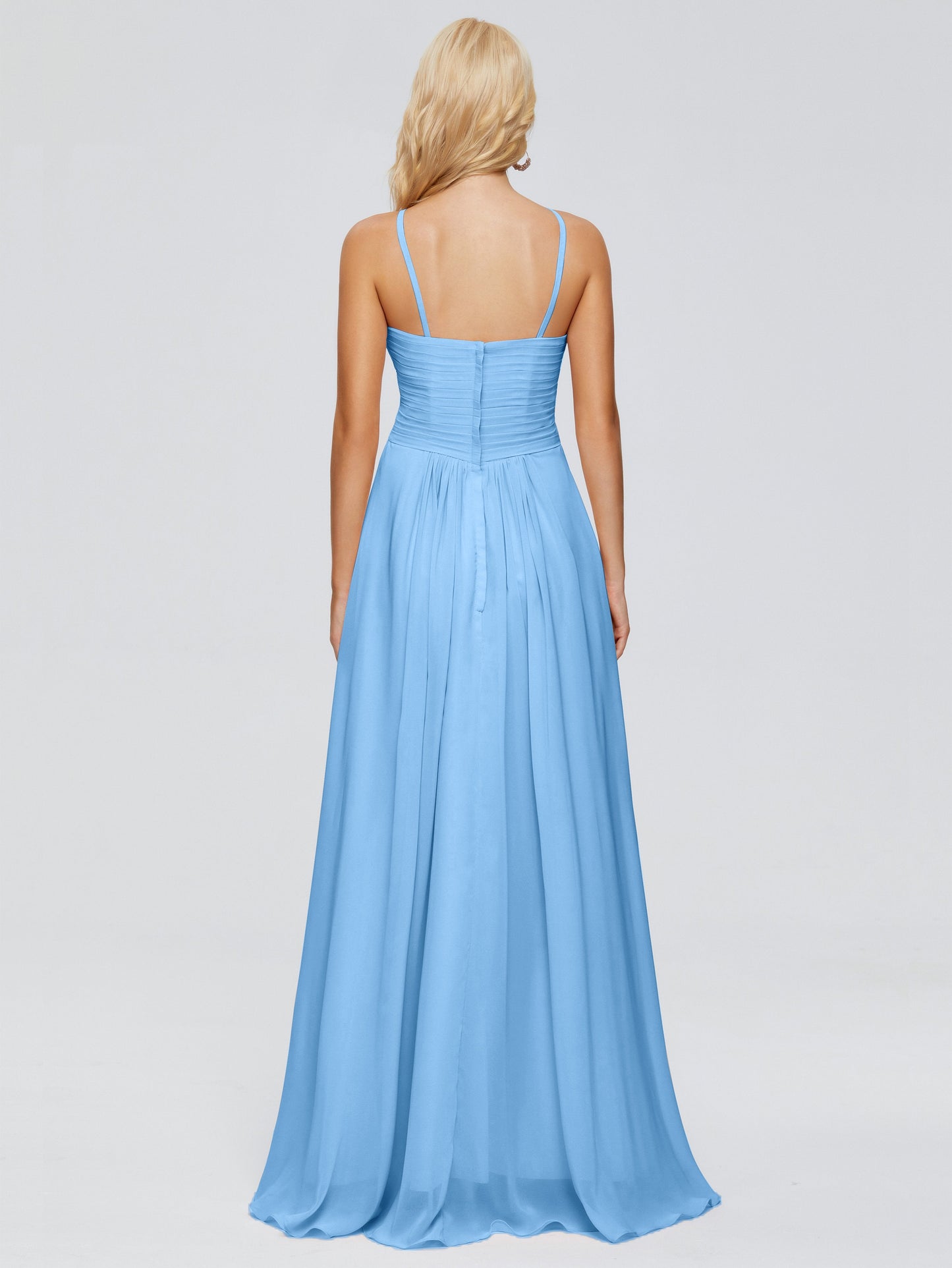 Isla Spaghetti Straps Chiffon Bridesmaid Dresses