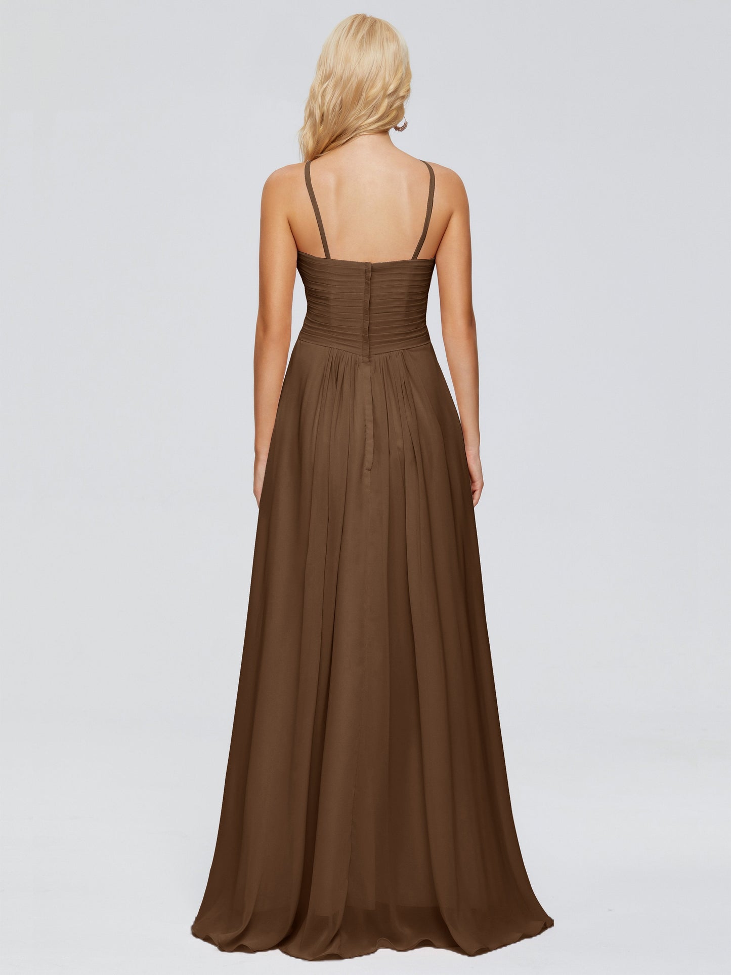 Isla Spaghetti Straps Chiffon Bridesmaid Dresses