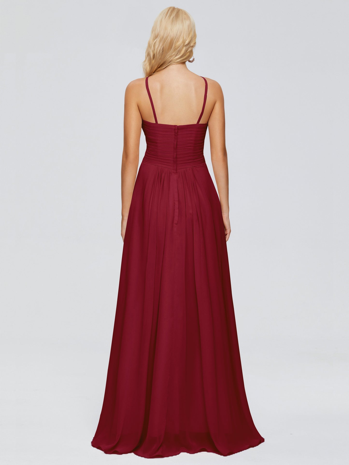 Isla Spaghetti Straps Chiffon Bridesmaid Dresses