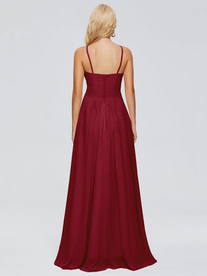 Isla Spaghetti Straps Chiffon Bridesmaid Dresses