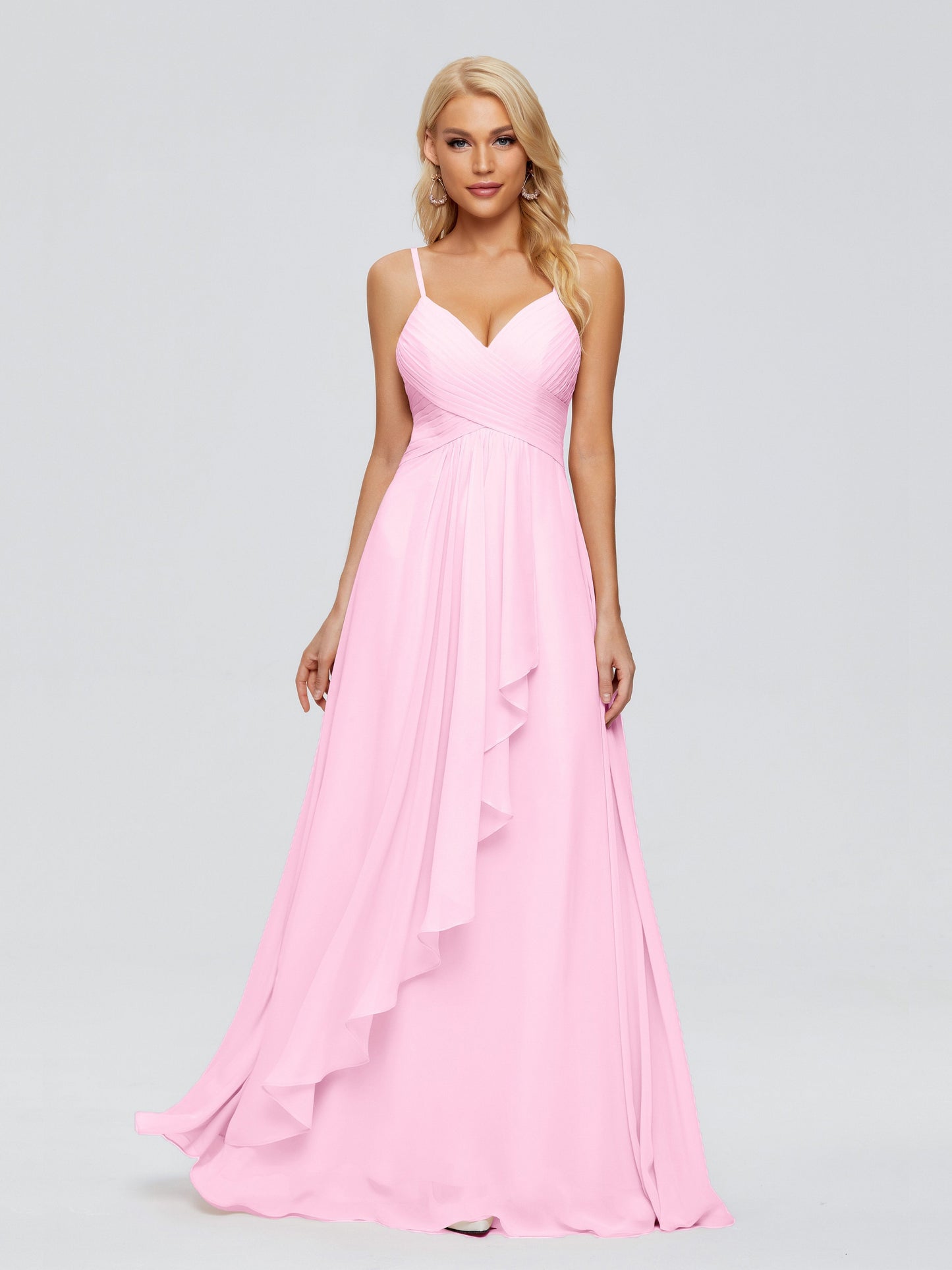 Isla Spaghetti Straps Chiffon Bridesmaid Dresses