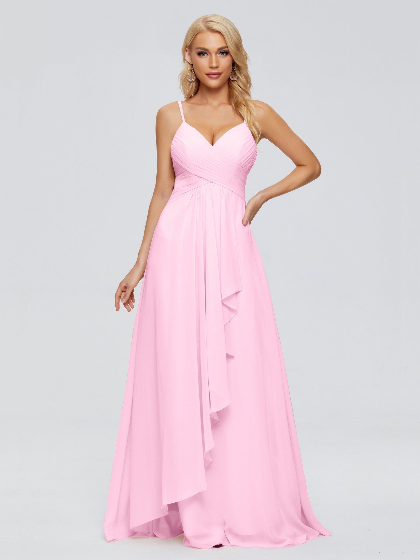 Isla Spaghetti Straps Chiffon Bridesmaid Dresses