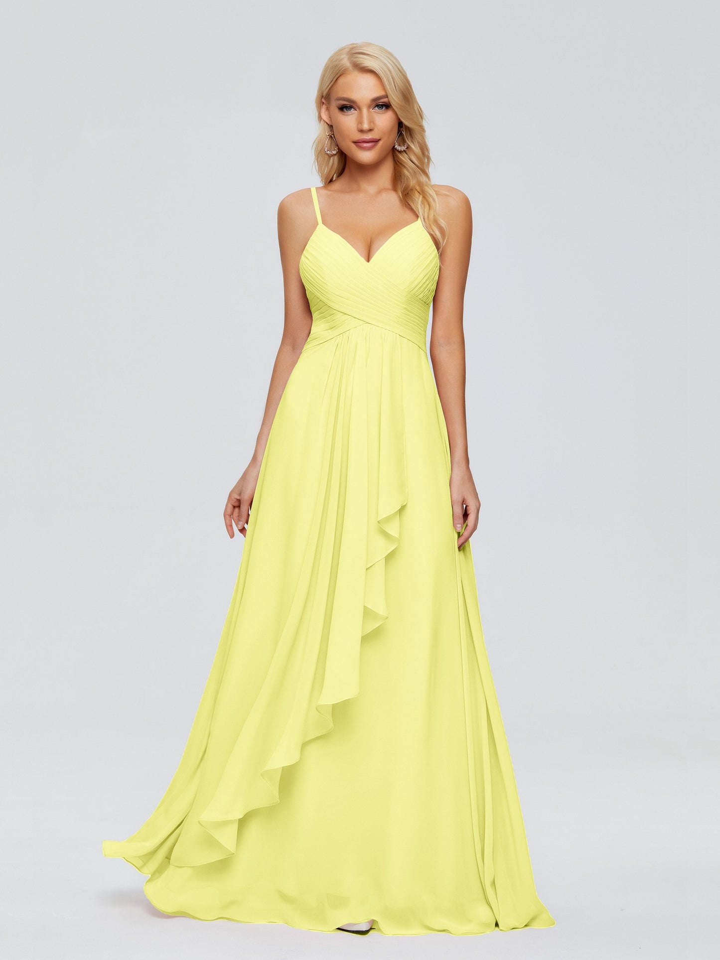 Isla Spaghetti Straps Chiffon Bridesmaid Dresses
