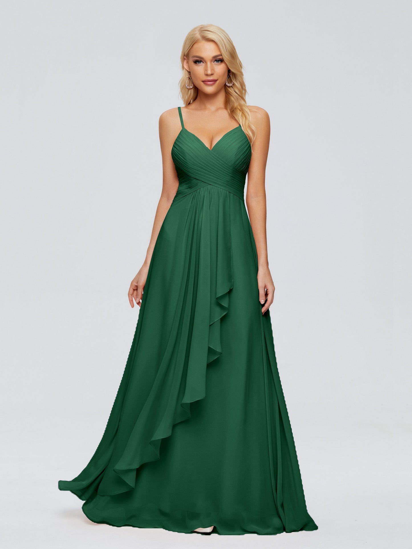Isla Spaghetti Straps Chiffon Bridesmaid Dresses