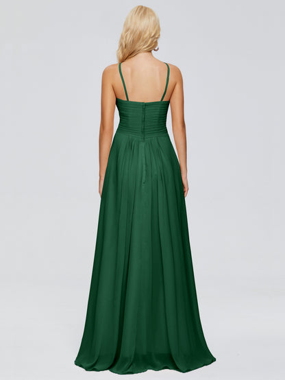 Isla Spaghetti Straps Chiffon Bridesmaid Dresses