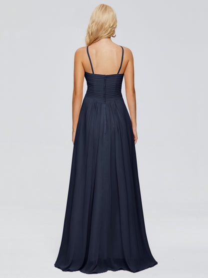 Isla Spaghetti Straps Chiffon Bridesmaid Dresses