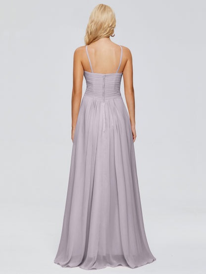 Isla Spaghetti Straps Chiffon Bridesmaid Dresses