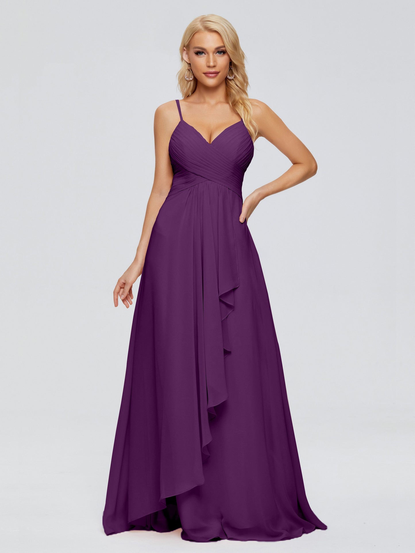 Isla Spaghetti Straps Chiffon Bridesmaid Dresses