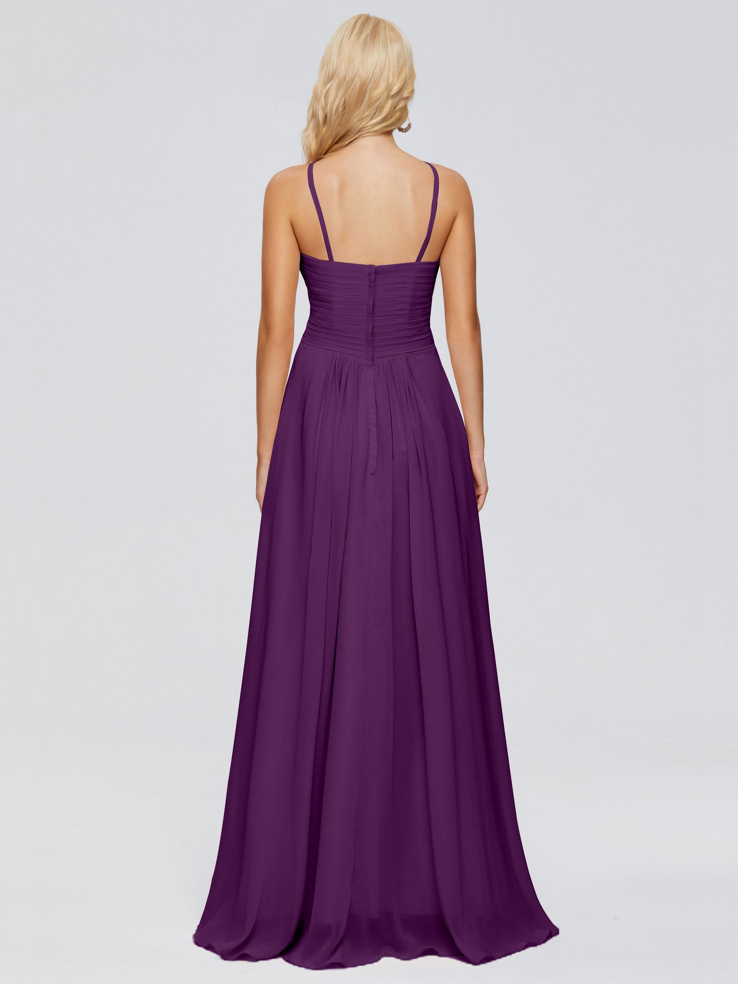 Isla Spaghetti Straps Chiffon Bridesmaid Dresses