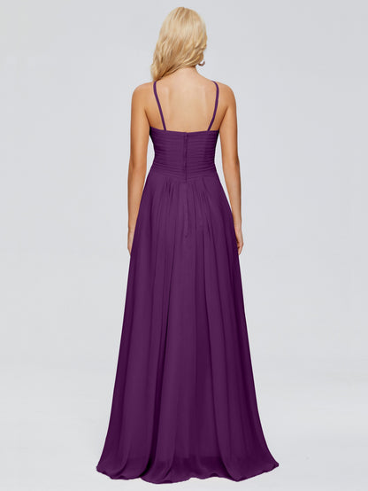 Isla Spaghetti Straps Chiffon Bridesmaid Dresses