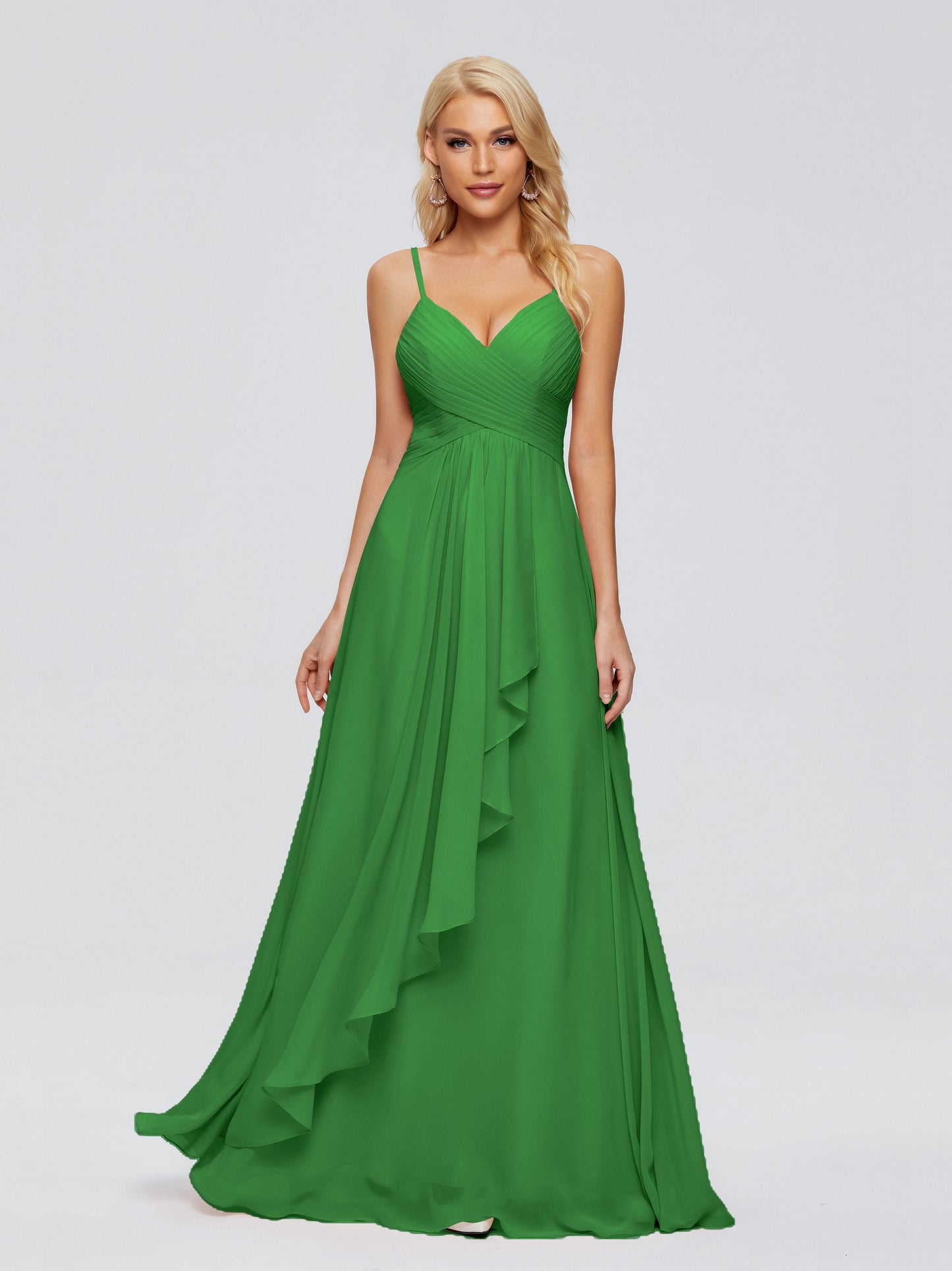 Isla Spaghetti Straps Chiffon Bridesmaid Dresses