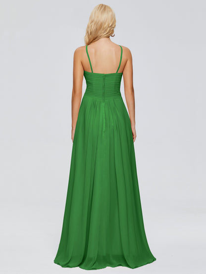 Isla Spaghetti Straps Chiffon Bridesmaid Dresses