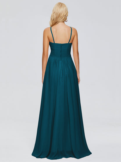 Isla Spaghetti Straps Chiffon Bridesmaid Dresses