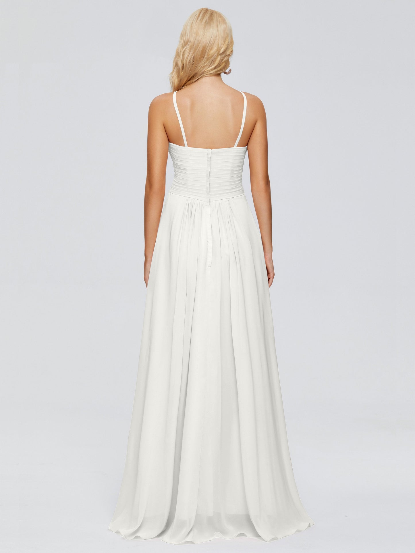 Isla Spaghetti Straps Chiffon Bridesmaid Dresses