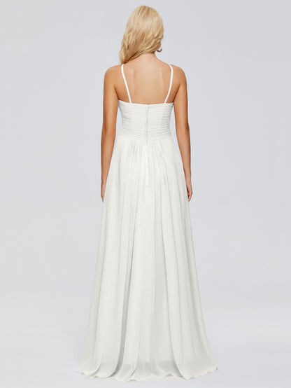 Isla Spaghetti Straps Chiffon Bridesmaid Dresses